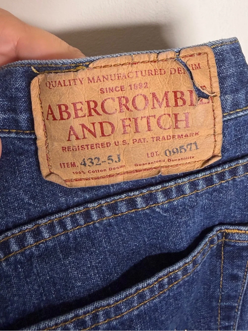 Vintage Y2K Abercrombie & Fitch Medium Blue Flare Jeans